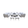 Signature Weave Garden Furniture Danielle U-Shape Sofa Set