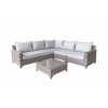 Signature Weave Garden Furniture Helena Grey Modular Corner Sofa