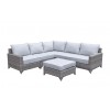 Signature Weave Garden Furniture Helena Grey Modular Corner Sofa