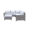 Signature Weave Garden Furniture Helena Grey Modular Corner Sofa