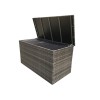 Signature Weave Garden Furniture Large Grey Cushion Box