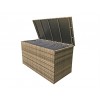 Signature Weave Garden Furniture Medium Brown Cushion Box