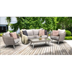 Signature Weave Garden Furniture Danielle 3 Seater Sofa Set Signature Weave Garden Furniture Danielle 3 Seater Sofa Set