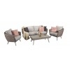 Signature Weave Garden Furniture Danielle 3 Seater Sofa Set