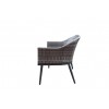 Signature Weave Garden Furniture Della Grey 4 Seater Sofa Set
