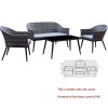 Signature Weave Garden Furniture Della Grey 4 Seater Sofa Set