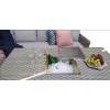 Signature Weave Garden Edwina Special Grey Corner Dining Set with Lift Table & Ice Bucket