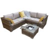 Signature Weave Garden Georgia Corner Sofa Set with Coffee Table & Ice Bucket