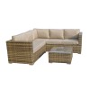 Signature Weave Garden Georgia Corner Sofa Set with Coffee Table & Ice Bucket