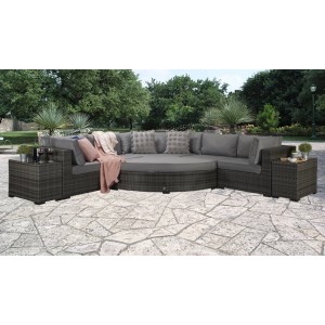 Signature Weave Garden Furniture Jessica Large Grey Corner Sofa Set Signature Weave Garden Furniture Jessica Large Grey Corner Sofa Set