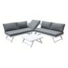 Signature Weave Garden Furniture Kimmie Corner Sofa Set with Adjustable Head Rest