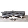 Signature Weave Garden Furniture Kimmie Corner Sofa Set with Adjustable Head Rest