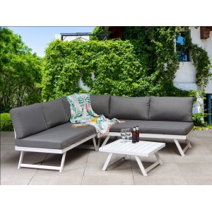 Signature Weave Garden Furniture Kimmie Corner Sofa Set with Adjustable Head Rest Signature Weave Garden Furniture Kimmie Corner Sofa Set with Adjustable Head Rest