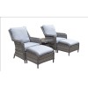 Signature Weave Garden Furniture Mia Grey Rattan 5 Piece Lounge Set