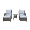 Signature Weave Garden Furniture Mia Grey Rattan 5 Piece Lounge Set