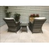 Signature Weave Garden Furniture Mia Grey Rattan 5 Piece Lounge Set