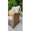 Signature Weave Garden Furniture Sarah Natural Rattan 3 Piece Lounge Set