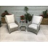 Signature Weave Garden Furniture Sarah Grey Rattan 3 Piece Lounge Set