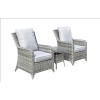 Signature Weave Garden Furniture Sarah Grey Rattan 3 Piece Lounge Set