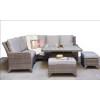 Signature Weave Garden Furniture Sarah Grey Corner Dining Set