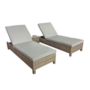Signature Weave Garden Furniture Sarena Natural Rattan Sun Lounger Set Signature Weave Garden Furniture Sarena Natural Rattan Sun Lounger Set