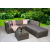 Signature Weave Garden Furniture Stella Grey Modular Corner Sofa