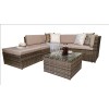 Signature Weave Garden Furniture Stella Natural Brown Modular Corner Sofa