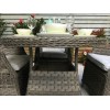 Signature Weave Garden Furniture Victoria Grey 100cm Round Dining Table Only