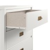 Monarch Hill Haven Painted Furniture White 3 Drawer Chest