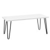 Owen Retro Wooden Furniture White Coffee Table