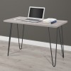 Owen Retro Wooden Furniture Grey Oak Home Office Study Desk