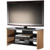 Alphason Wooden Furniture Finewoods TV Stand for up to 50" in Light Oak