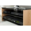 Alphason Wooden Furniture Finewoods TV Stand for up to 50" in Light Oak
