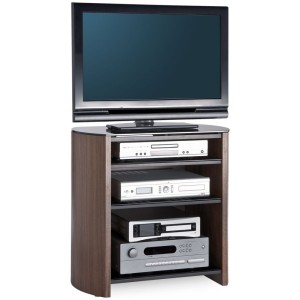 Alphason Wooden furniture Finewoods 3 Shelf TV Stand in Walnut