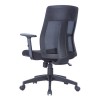 Alphason Office Furniture Laguna Fabric and Mesh Back Chair in Black