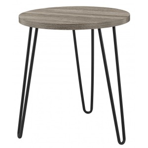 Owen Round Wooden Furniture Rustic Oak End Table Owen Round Wooden Furniture Rustic Oak End Table