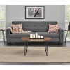 Owen Round Wooden Furniture Walnut Coffee Table