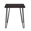 Owen Retro Wooden Furniture Espresso End Table