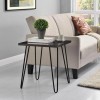 Owen Retro Wooden Furniture Espresso End Table