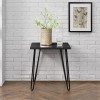 Owen Retro Wooden Furniture Black Oak End Table