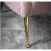 South Cambridgeshire Furniture Dusky Pink Velvet Armchair 5056315930537