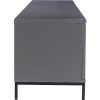 Alphason Furniture Chaplin Charcoal Open Shelf TV Cabinet