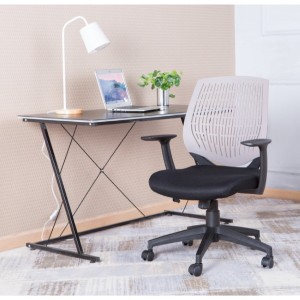 Alphason Office Furniture Malibu Grey Fabric Seat Chair Alphason Office Furniture Malibu Grey Fabric Seat Chair