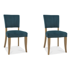 Bentley Designs Indus Industrial Sea Green Velvet Chair (Pair) Bentley Designs Indus Industrial Sea Green Velvet Chair (Pair)