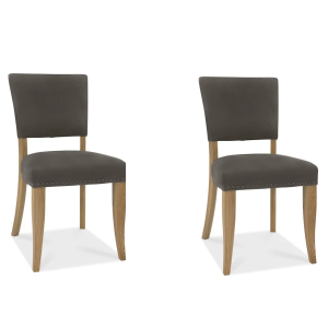 Bentley Designs Indus Industrial Furniture Upholstered Chair (Pair) Bentley Designs Indus Industrial Furniture Upholstered Chair (Pair)