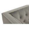 New England Furniture Grey Velvet Upholstery 3 Seater Sofa PT32292