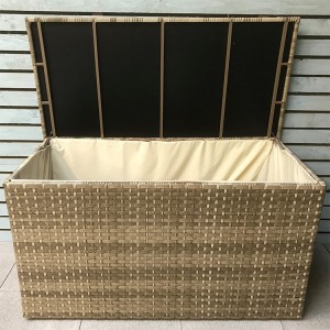 Signature Garden Furniture Weave Triple Weave Caramel Medium Cushion Storage Box Signature Garden Furniture Weave Triple Weave Caramel Medium Cushion Storage Box