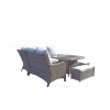 Signature Weave Garden Furniture Alexandra Corner Dining Sofa Set