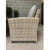 Signature Weave Garden Furniture Amy Creamy Grey 3 Seater Sofa Dining Set