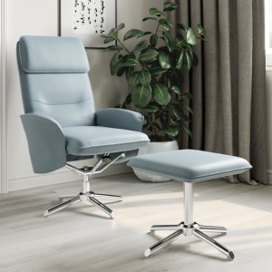 Alphason Furniture Belding Grey Reclining Chair with Footstool Set Alphason Furniture Belding Grey Reclining Chair with Footstool Set